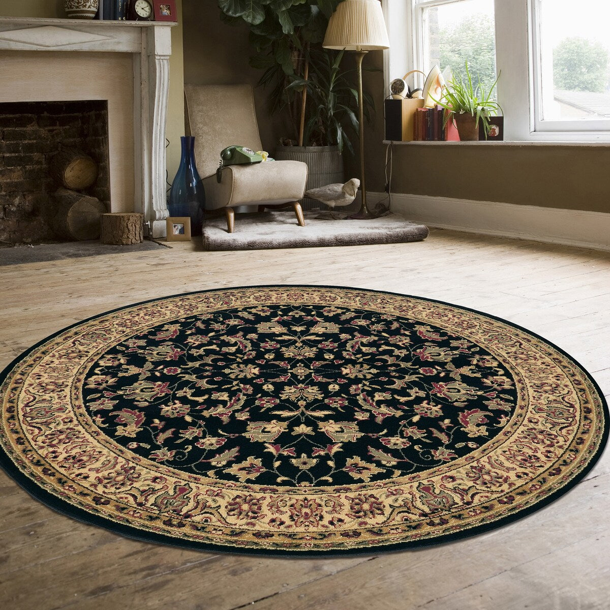Tapis à motif sarouk floral traditionnel Caroline d'Admire Home Living