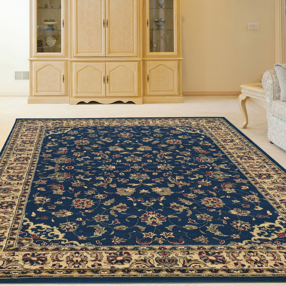 Tapis à motif sarouk floral traditionnel Caroline d'Admire Home Living