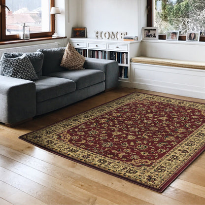 Tapis à motif sarouk floral traditionnel Caroline d'Admire Home Living