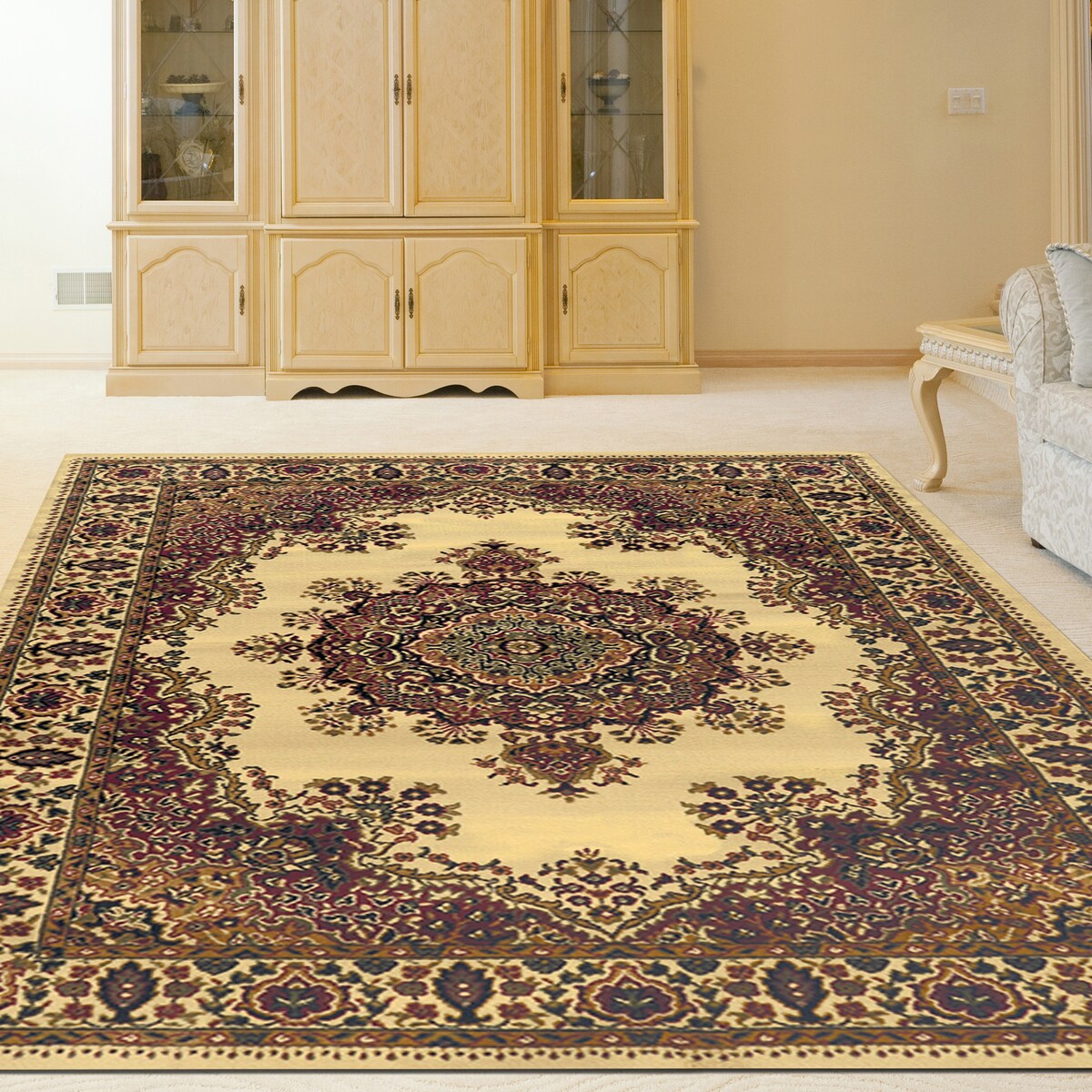 Tapis médaillon traditionnel Caroline d'Admire Home Living