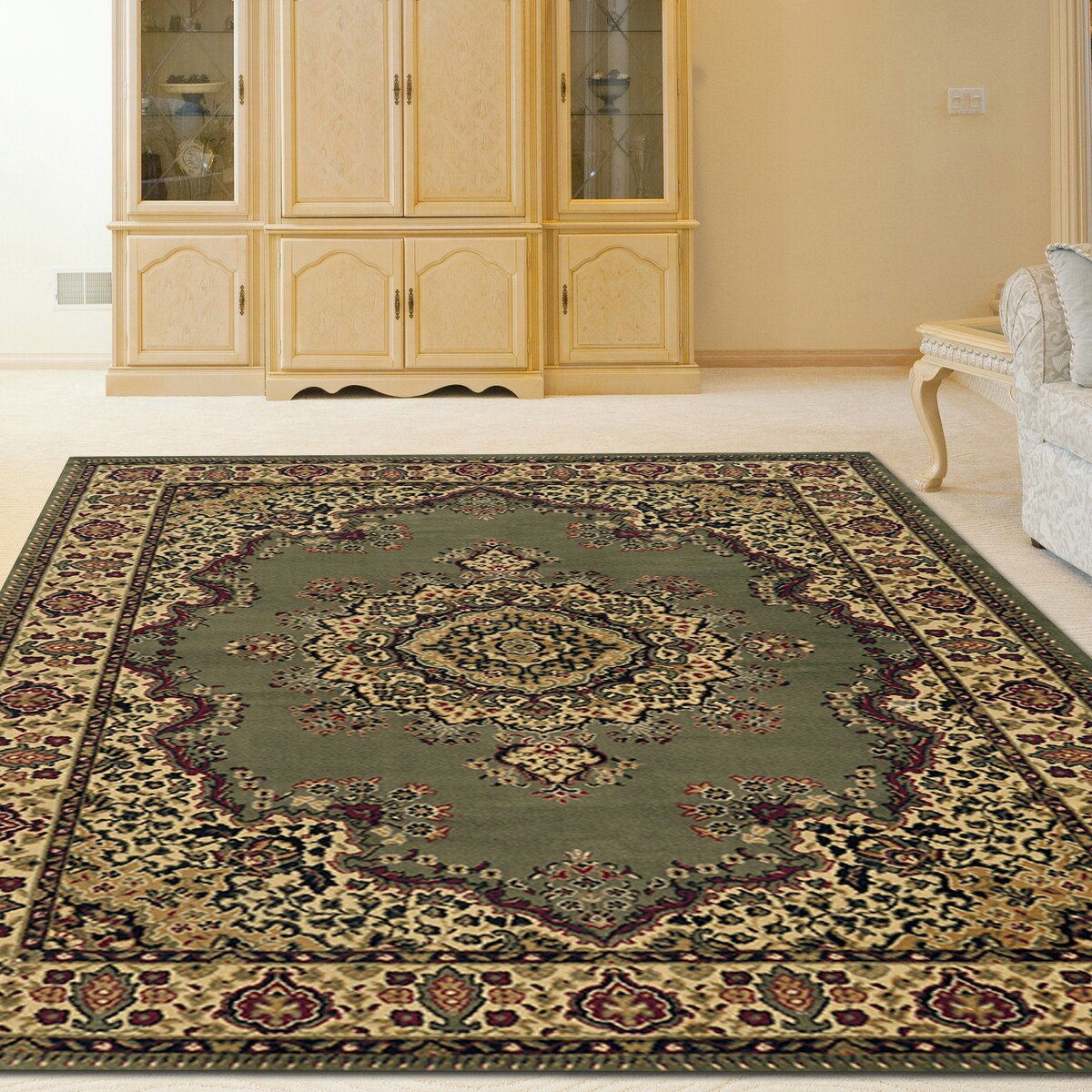 Tapis médaillon traditionnel Caroline d'Admire Home Living