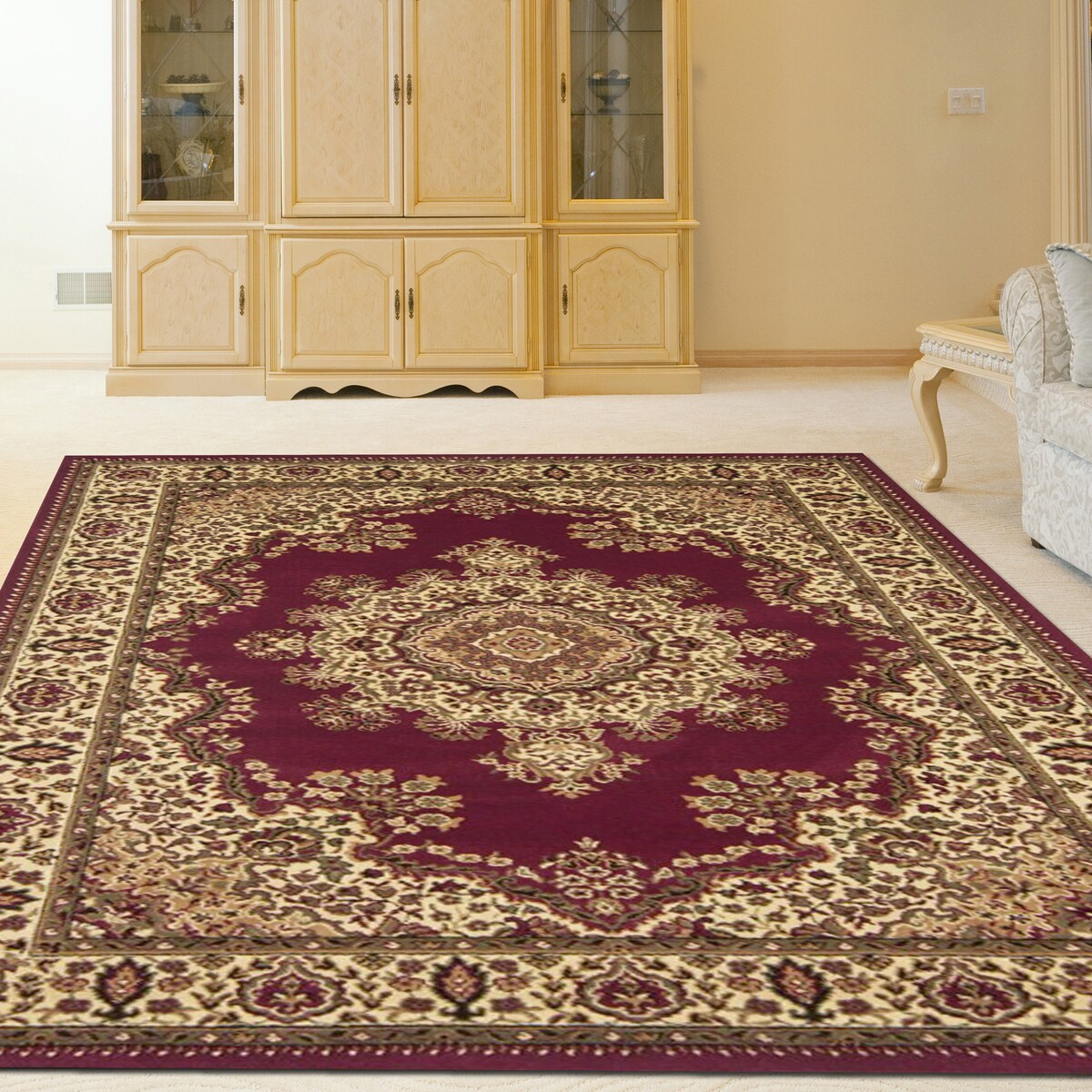 Tapis médaillon traditionnel Caroline d'Admire Home Living