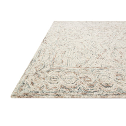 Tapis contemporain en laine touffeté à la main Alexander Home Aspen Neutral