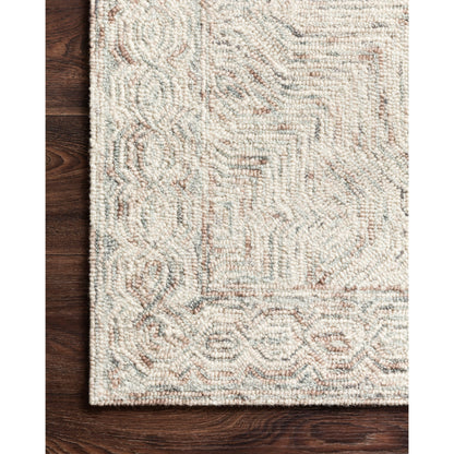 Tapis contemporain en laine touffeté à la main Alexander Home Aspen Neutral
