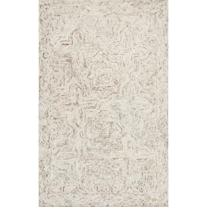 Tapis contemporain en laine touffeté à la main Alexander Home Aspen Neutral