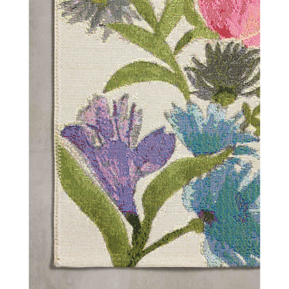 Tapis d'intérieur/extérieur Jardin botanique Alexander Home