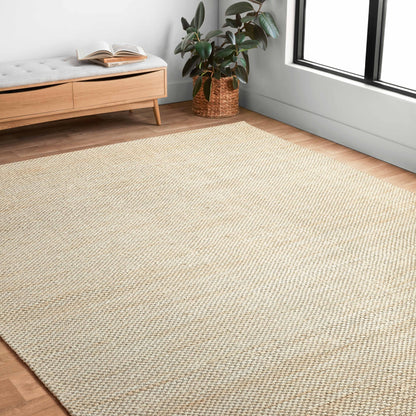 Tapis en jute tissé à la main Emily de style ferme moderne d'Alexander Home