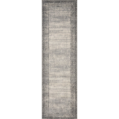 Tapis à bordure abstraite moderne Alexander Home Grant