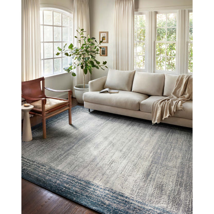 Tapis à bordure abstraite moderne Alexander Home Grant