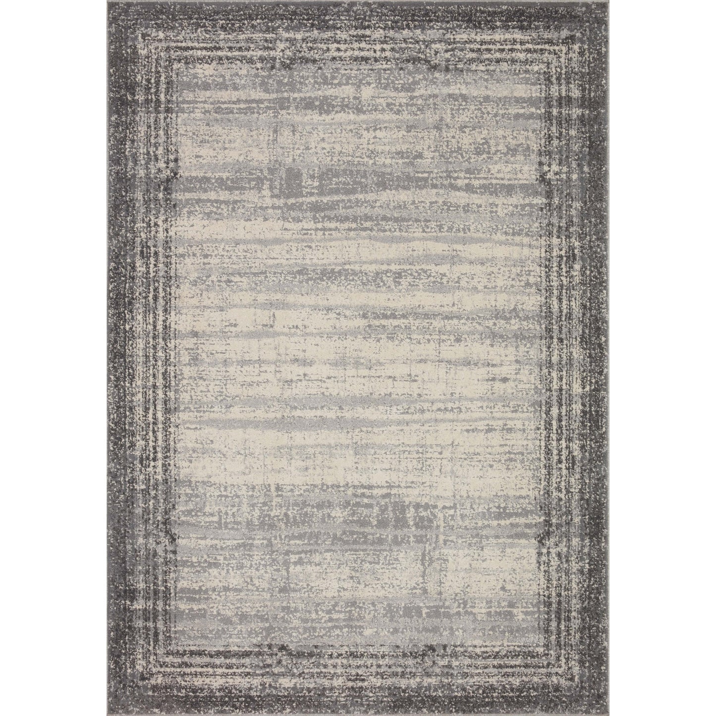 Tapis à bordure abstraite moderne Alexander Home Grant