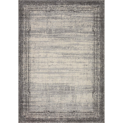 Tapis à bordure abstraite moderne Alexander Home Grant