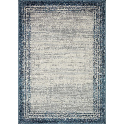 Tapis à bordure abstraite moderne Alexander Home Grant