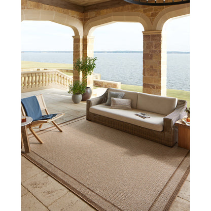 Tapis d'intérieur/extérieur naturel Hampton d'Alexander Home