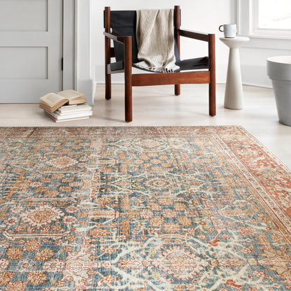 Tapis à motif botanique vintage bohème Isabelle d'Alexander Home