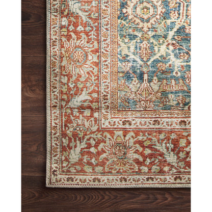 Tapis à motif botanique vintage bohème Isabelle d'Alexander Home