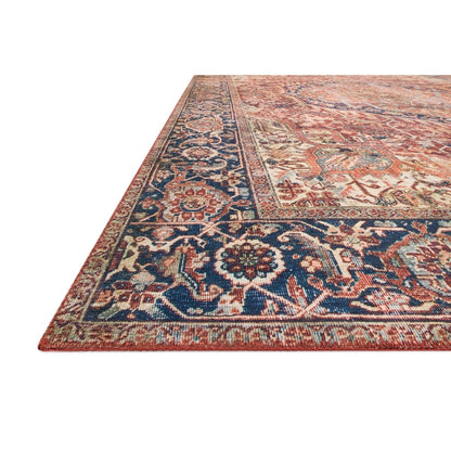 Tapis imprimé traditionnel à bordure vintage Isabelle d'Alexander Home