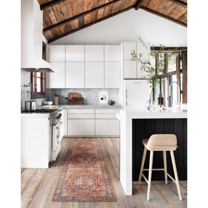 Tapis imprimé traditionnel à bordure vintage Isabelle d'Alexander Home