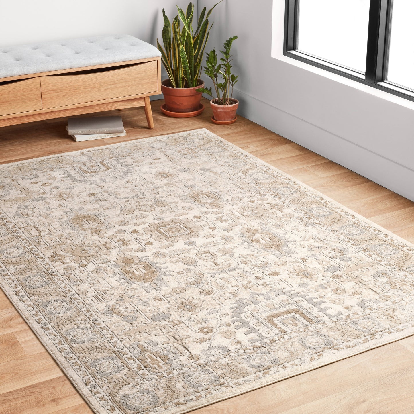 Tapis traditionnel en ferronnerie ornementale Josefina d'Alexander Home