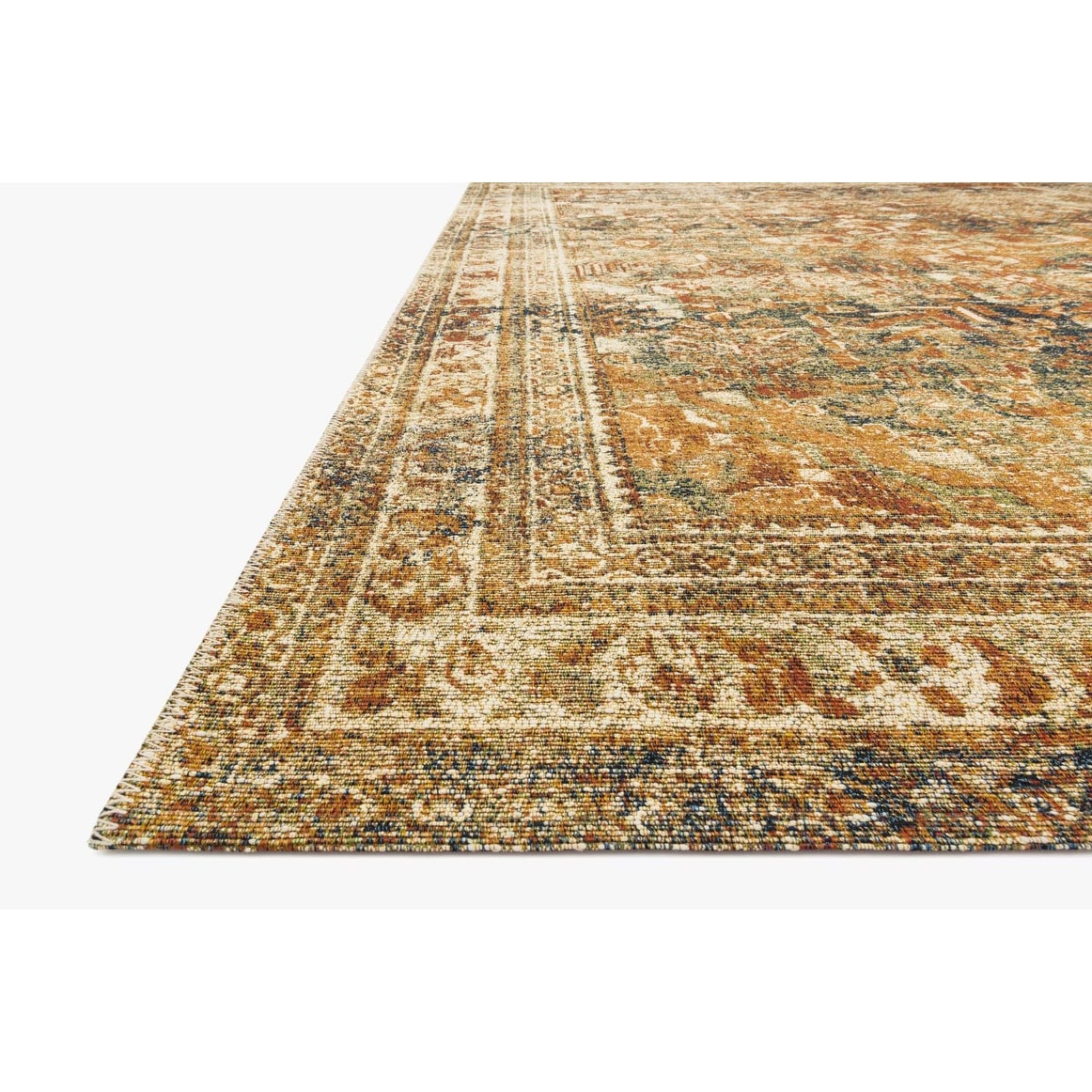 Tapis oriental d'intérieur/extérieur Alexander Home Luciano Lagoon