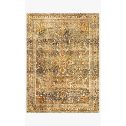 Tapis oriental d'intérieur/extérieur Alexander Home Luciano Lagoon