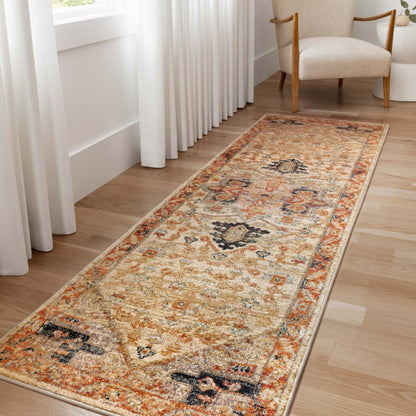 Tapis bohème vieilli de luxe Alexander Home