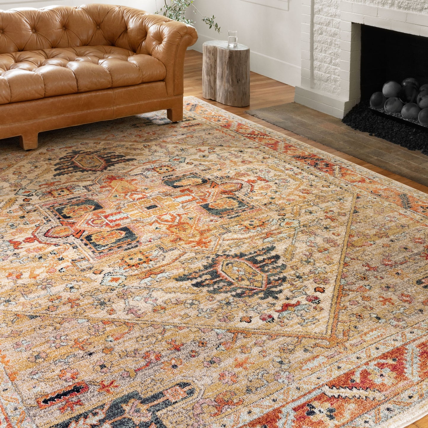 Tapis bohème vieilli de luxe Alexander Home