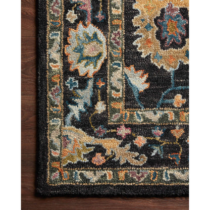 Tapis floral Alexander Home Megan crocheté à la main 100 % laine