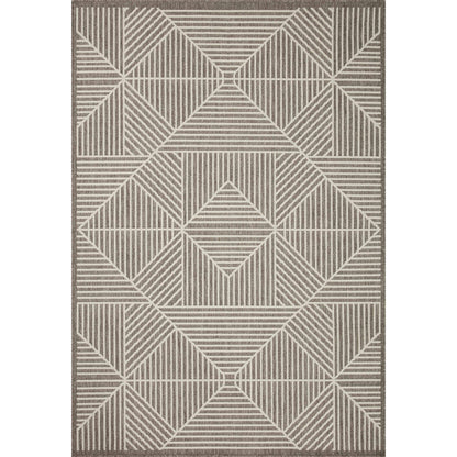 Tapis d'intérieur/extérieur moderne géométrique Alexander Home Renee