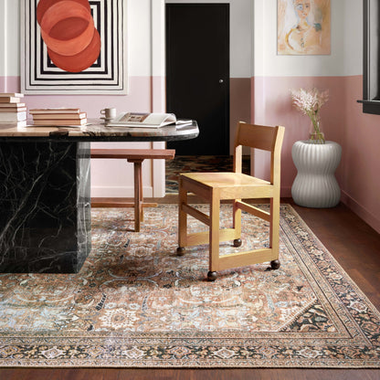 Tapis vintage à imprimé botanique Sophia d'Alexander Home