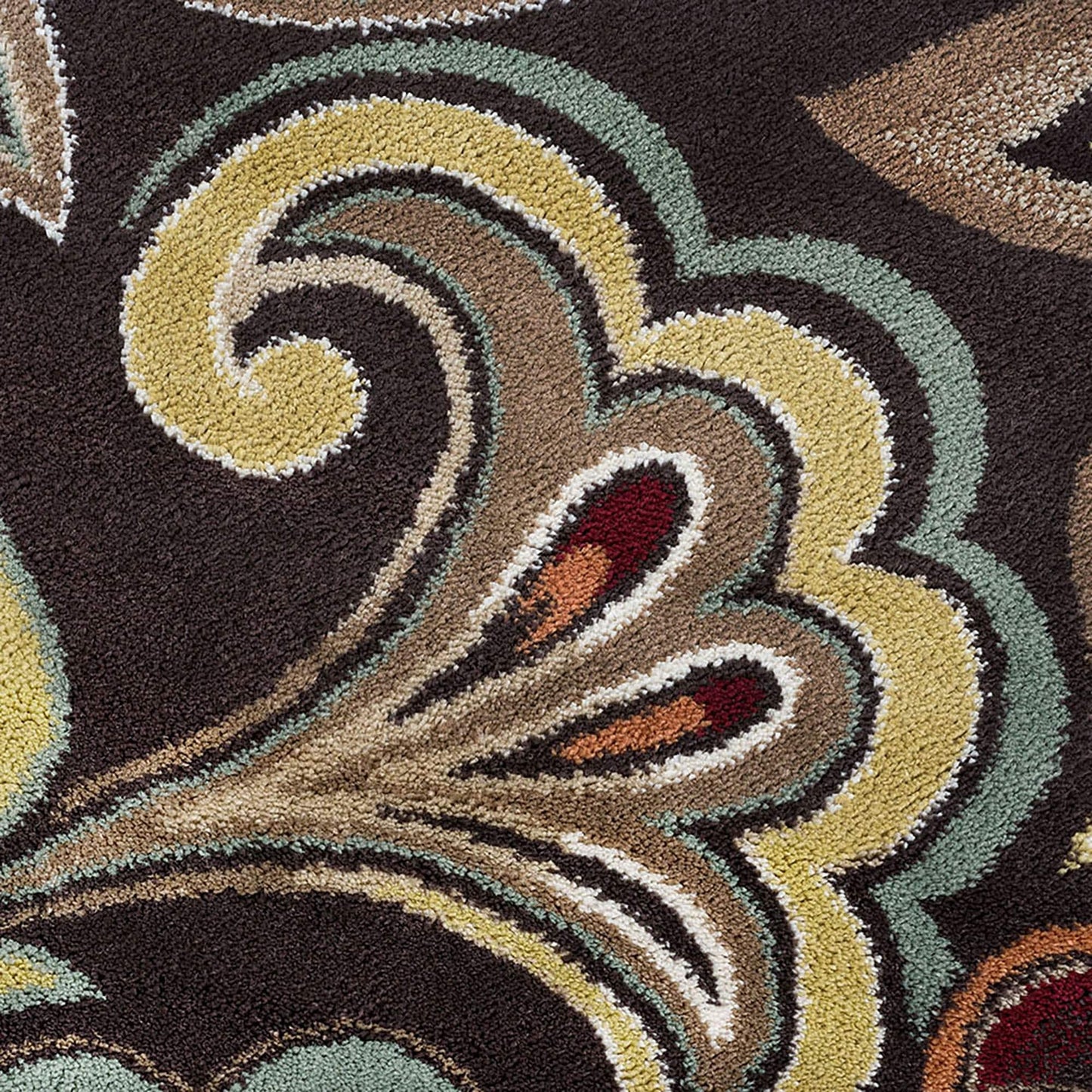 Decora Farmhouse Floral Indoor Area Rug