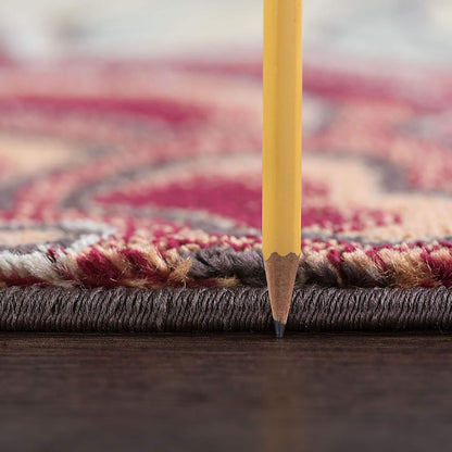 Decora Farmhouse Floral Indoor Area Rug