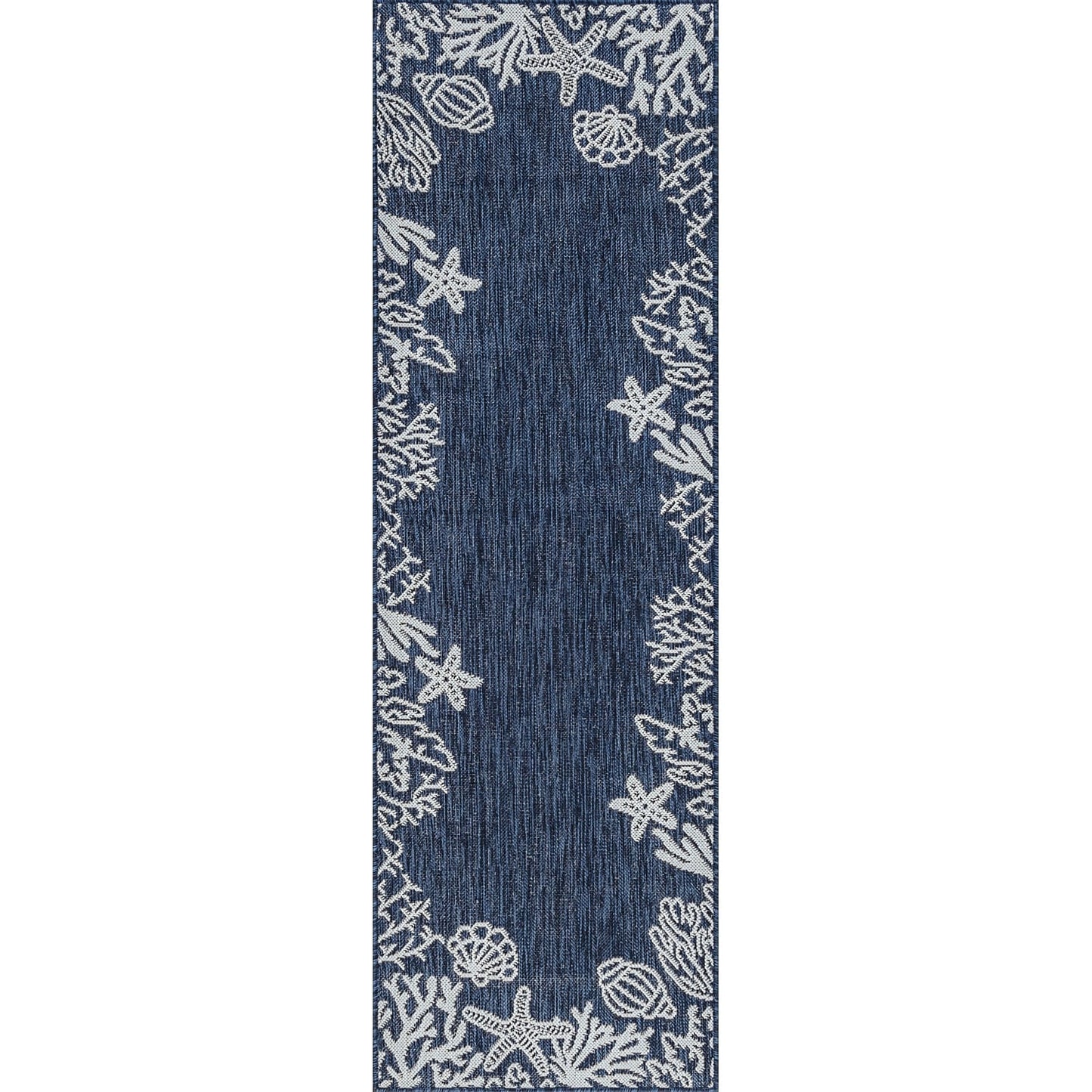Tapis d'intérieur/extérieur à imprimé graphique côtier Exo