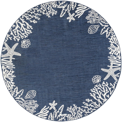 Tapis d'intérieur/extérieur à imprimé graphique côtier Exo