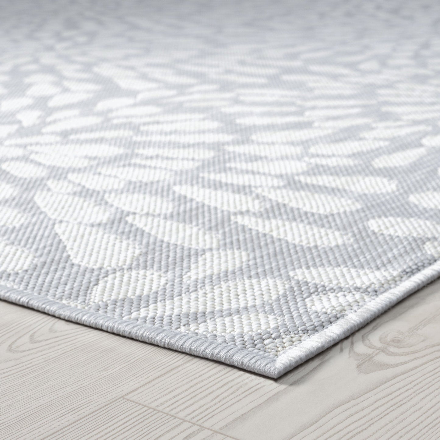 Tapis d'intérieur/extérieur à motif floral côtier Exo