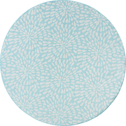 Tapis d'intérieur/extérieur à motif floral côtier Exo