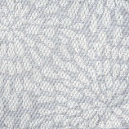 Tapis d'intérieur/extérieur à motif floral côtier Exo