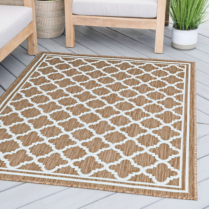 Tapis géométrique d'intérieur/extérieur Exo Coastal