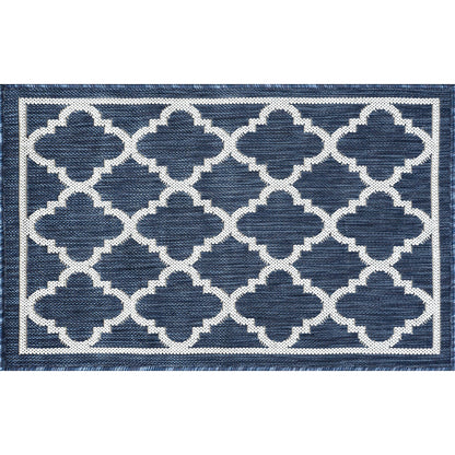 Tapis géométrique d'intérieur/extérieur Exo Coastal
