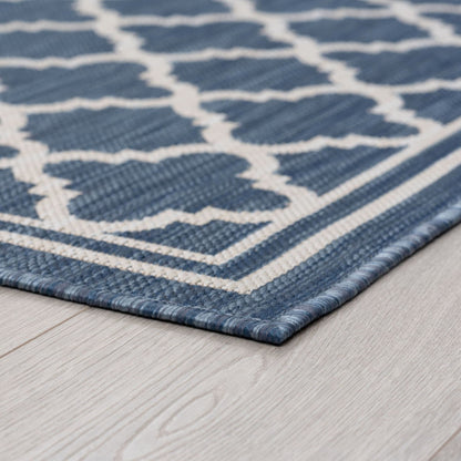 Tapis géométrique d'intérieur/extérieur Exo Coastal