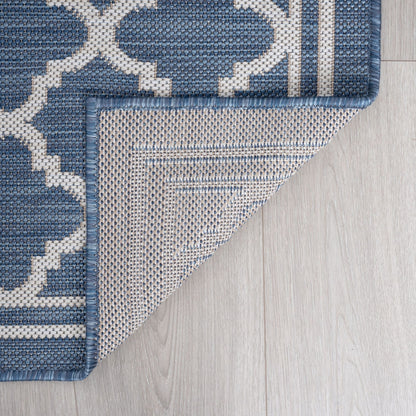 Tapis géométrique d'intérieur/extérieur Exo Coastal