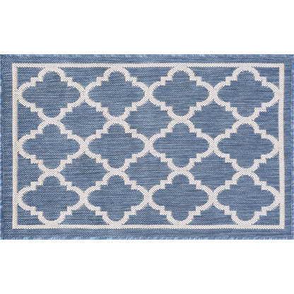 Tapis géométrique d'intérieur/extérieur Exo Coastal
