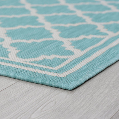 Tapis géométrique d'intérieur/extérieur Exo Coastal