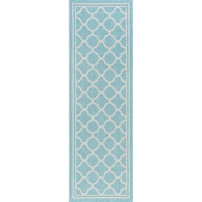 Tapis géométrique d'intérieur/extérieur Exo Coastal