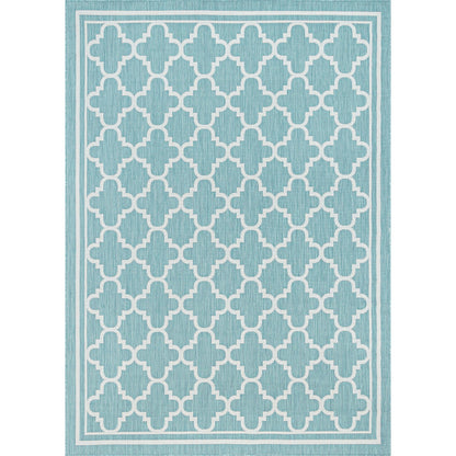 Tapis géométrique d'intérieur/extérieur Exo Coastal