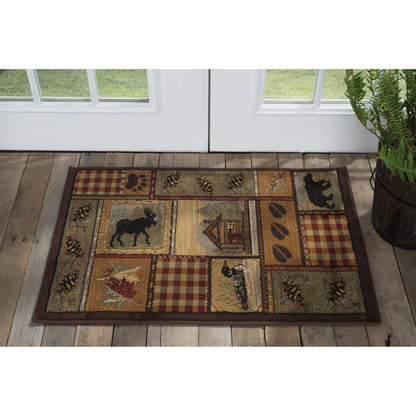 Tapis de couloir et de cuisine - Tapis de style chalet de ferme pour salon, chambre à coucher, salle à manger, cuisine 2x3 / 3x8 / 5x7 / 8x10 / 9x12 / rond