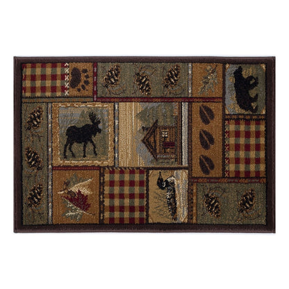 Tapis de couloir et de cuisine - Tapis de style chalet de ferme pour salon, chambre à coucher, salle à manger, cuisine 2x3 / 3x8 / 5x7 / 8x10 / 9x12 / rond