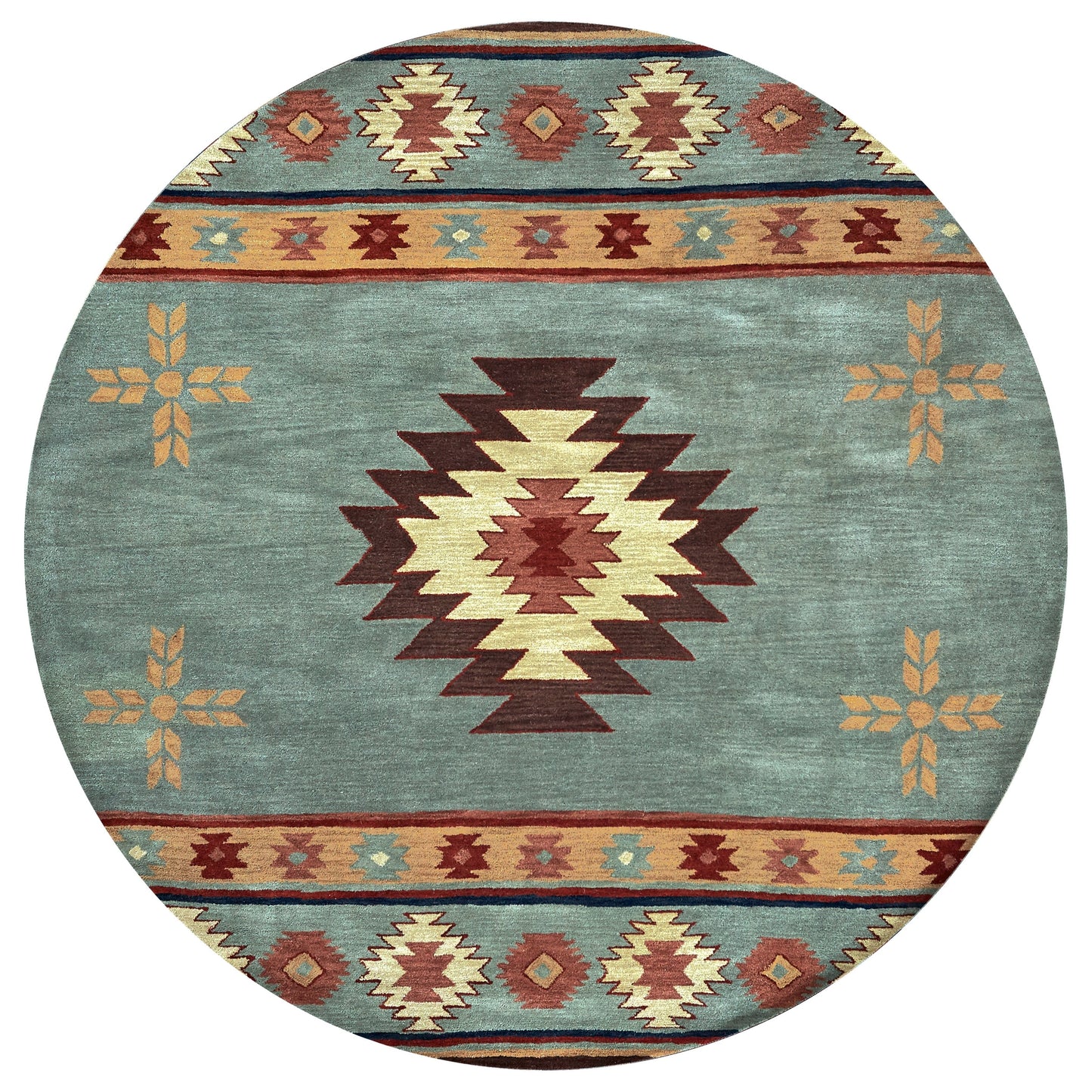 Tapis en laine touffeté à la main Alora Decor Ryder Southwestern