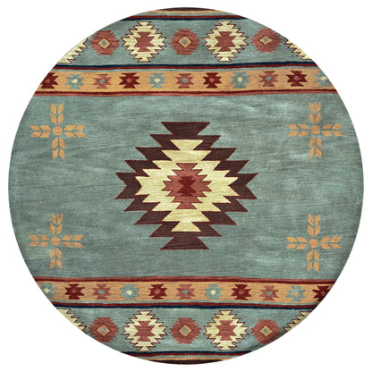 Tapis en laine touffeté à la main Alora Decor Ryder Southwestern