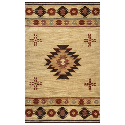 Tapis en laine touffeté à la main Alora Decor Ryder Southwestern
