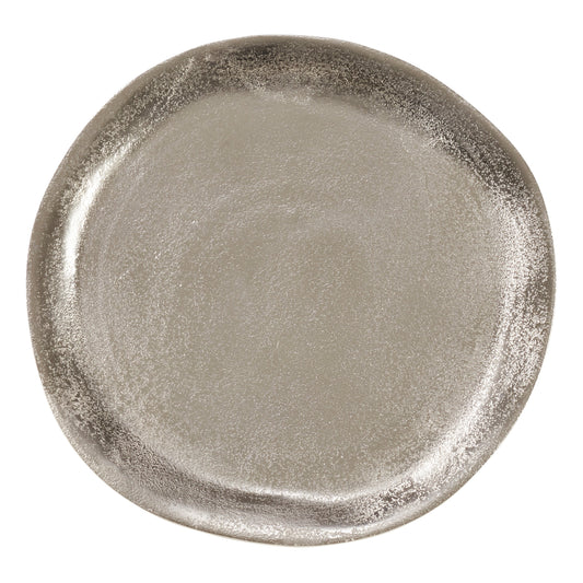 Assiettes de présentation en aluminium (lot de 4)